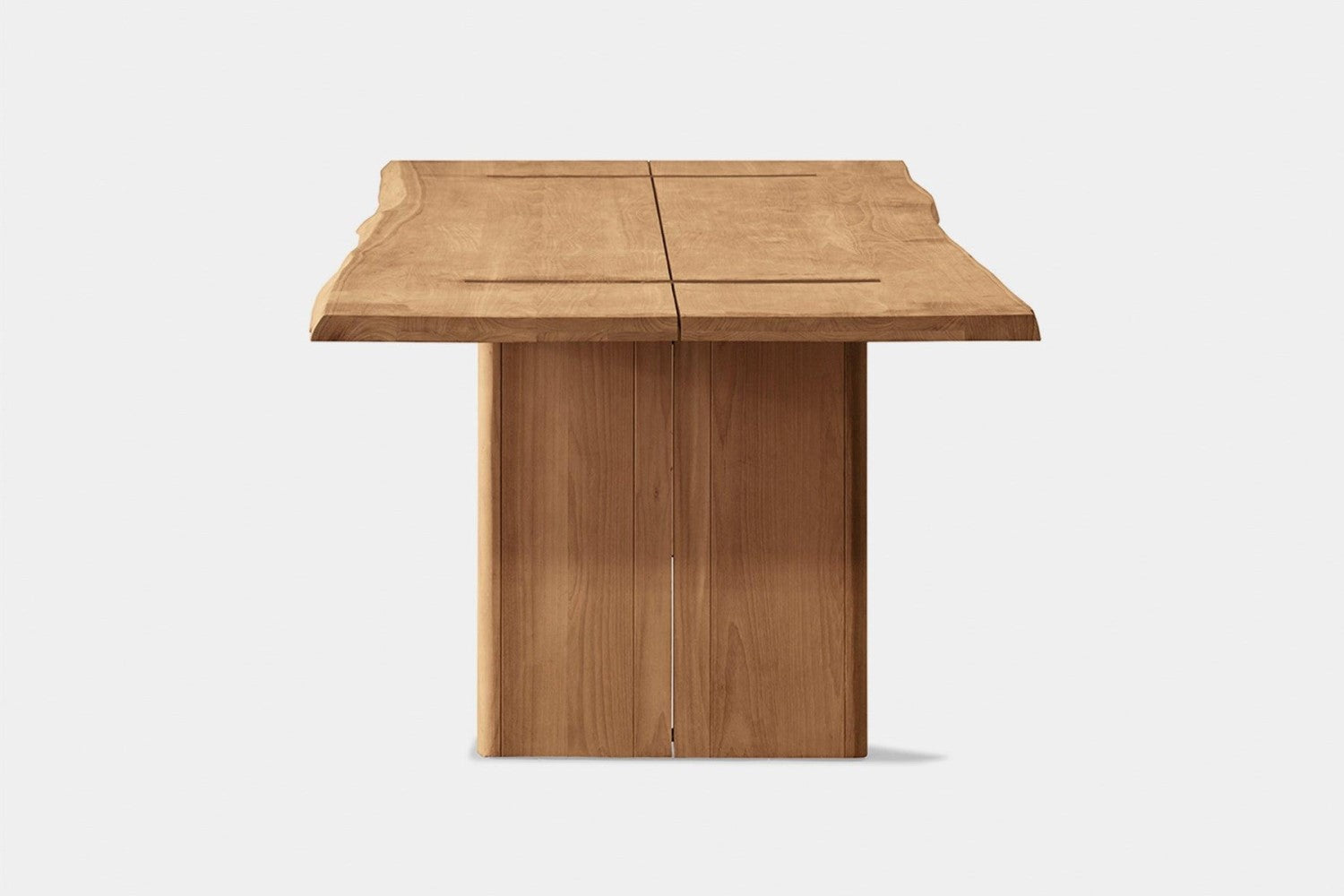 Valencia Thaddeus Teak Wood Dining Table, Natural