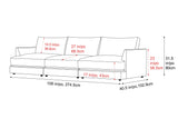 Serena Leather Sofa