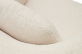Tinsley Boucle Fabric Swivel Armchair