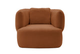 Tinsley Boucle Fabric Swivel Armchair