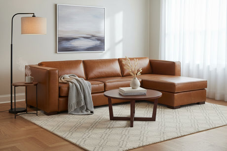 Tiziana Leather Sectional Sofa Bed