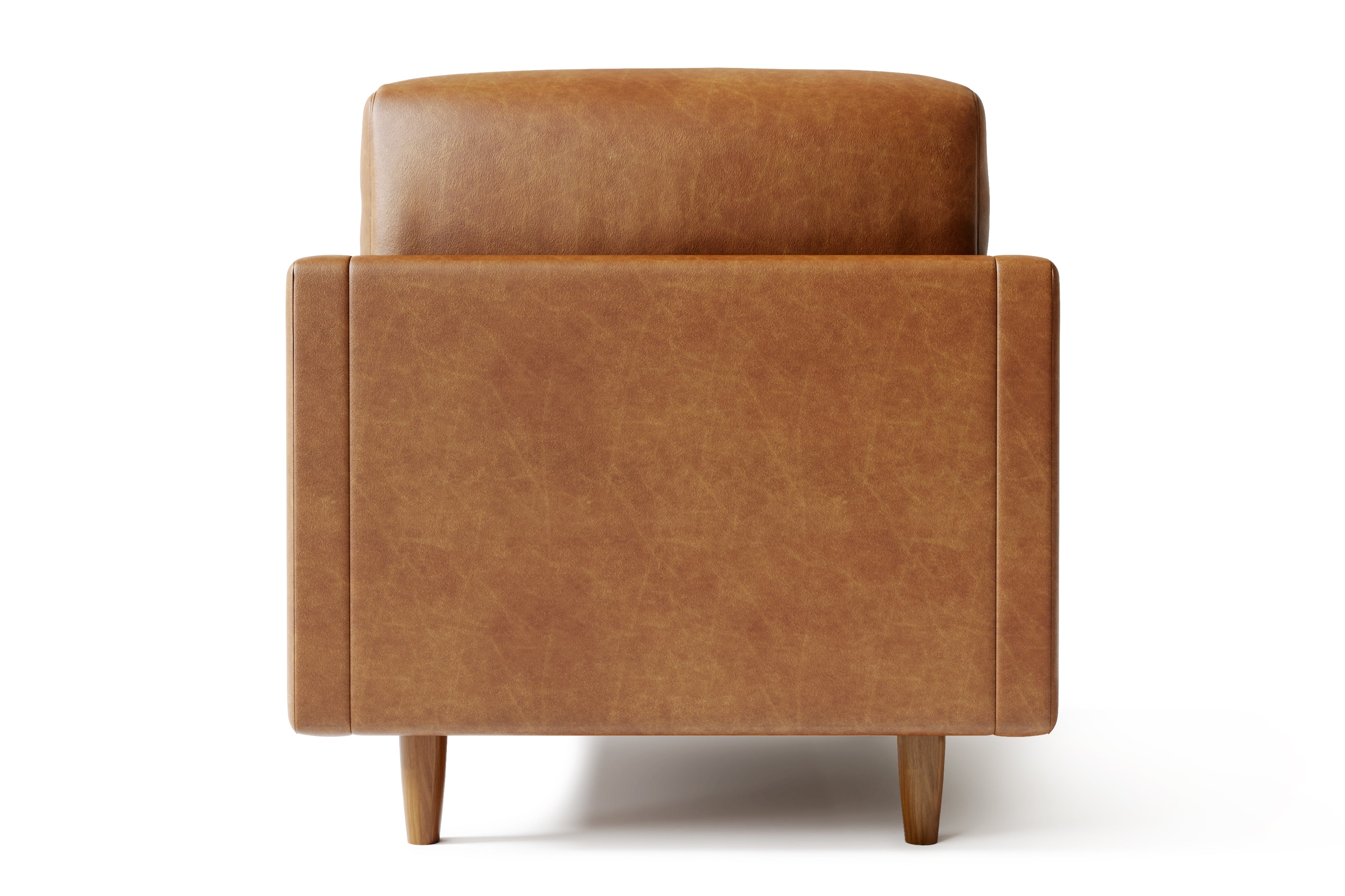 Valencia Toulon Leather Accent Chair, Cognac Color