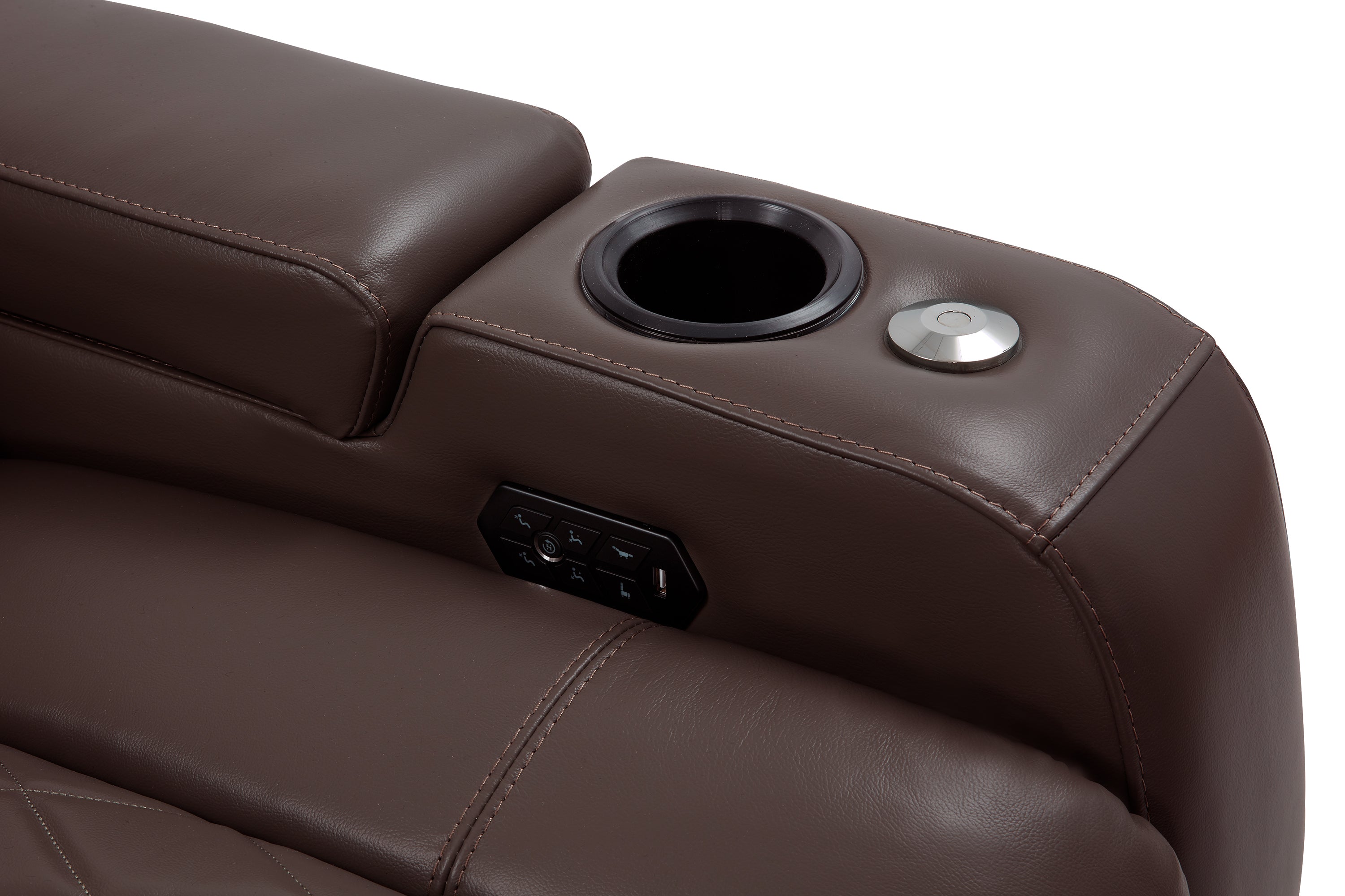 Valencia Tuscany Home Theater Seating, Russet Brown