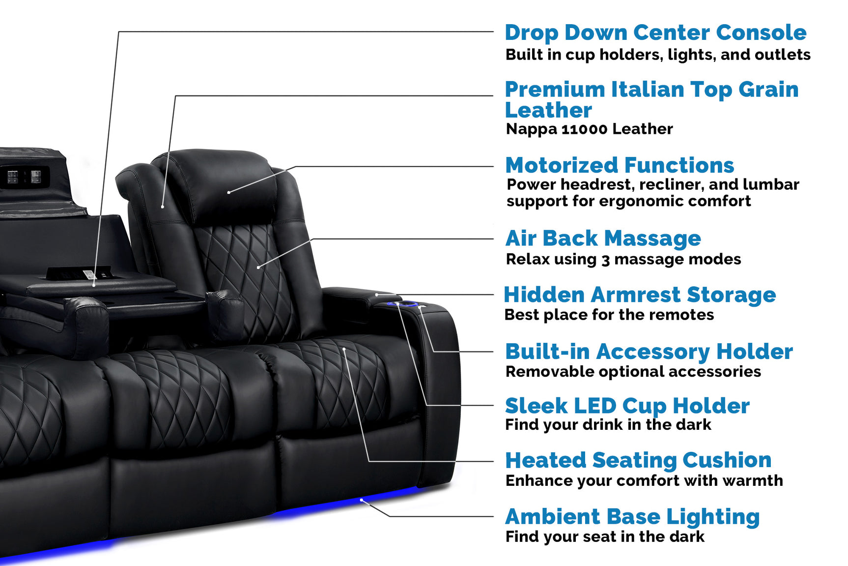 Tuscany Console Heat & Massage 2025