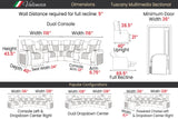 Tuscany Multimedia Sectional