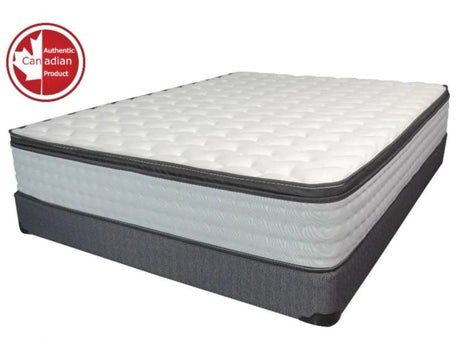 LUSH- 12" Orthopedic Eurotop Eco-Friendly Mattress (Made in Canada), With Waterproof Mattress Protector