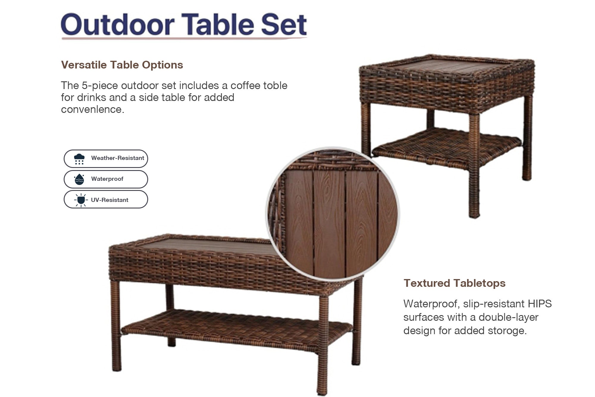 Brendon Outdoor Sectional Set