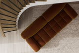 Brielle Velvet Fabric Sofa
