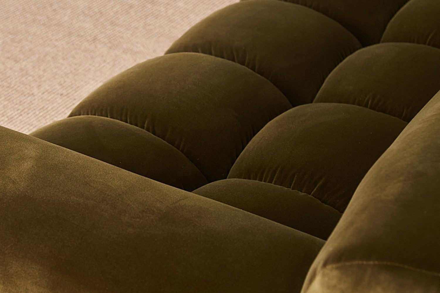 Brielle Velvet Fabric Sofa