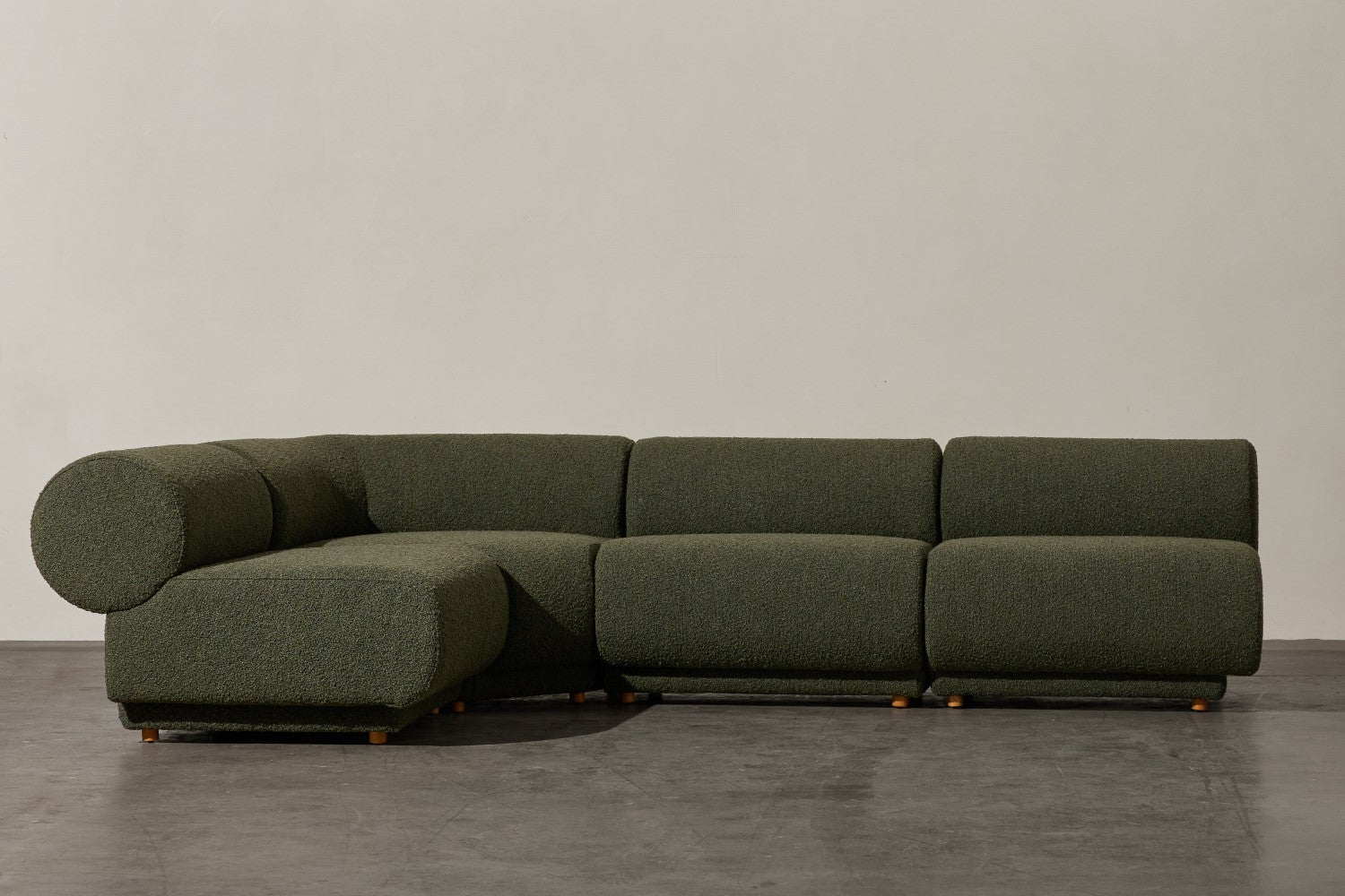 Christina Boucle Fabric Corner Sofa Module