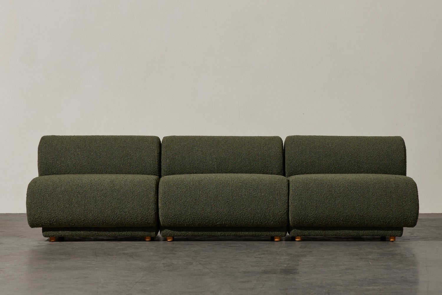 Christina Boucle Fabric Right Arm Sofa Module