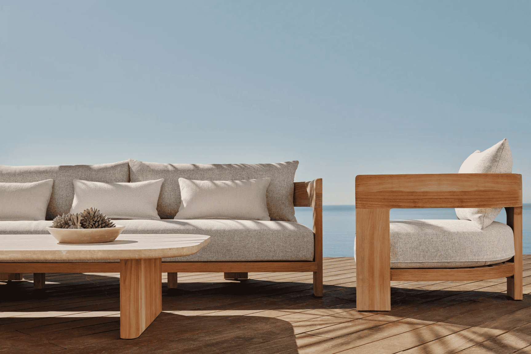 Leopold Teak Outdoor Lounge Chair
