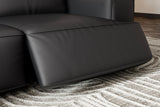 Valentina Leather Corner Recliner Sectional