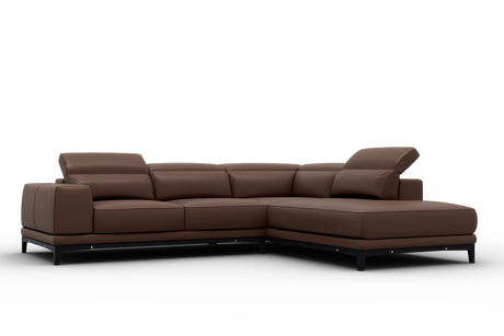 Valletta Leather Corner Sectional Sofa