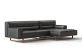 Varna Leather Sectional Sofa