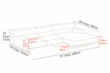 Varna Leather Sectional Sofa
