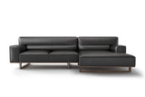 Varna Leather Sectional Sofa