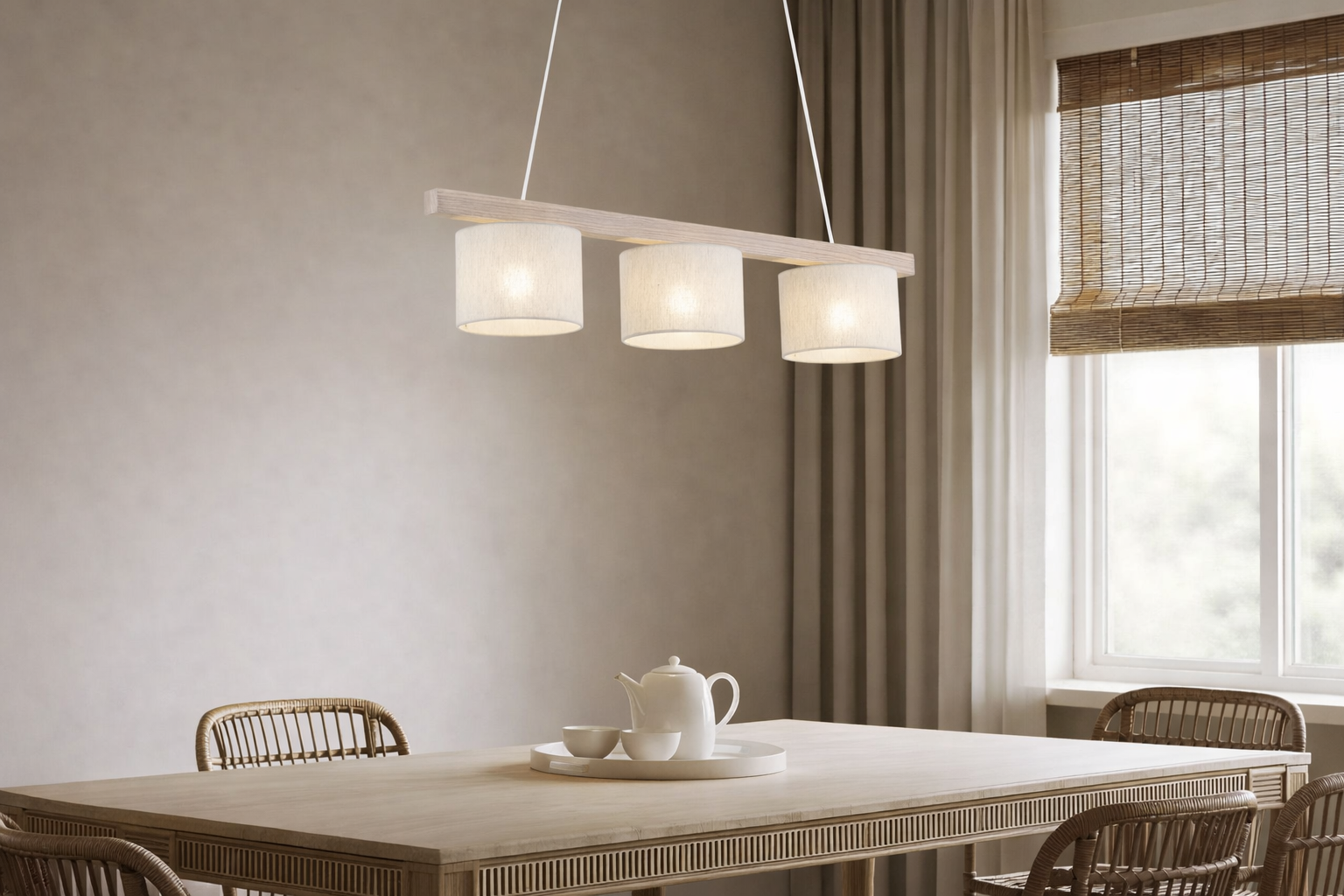 Varo Scandinavian Minimalist Pendant Ceiling Light for Kitchen Island, Dining Room & Modern Interiors