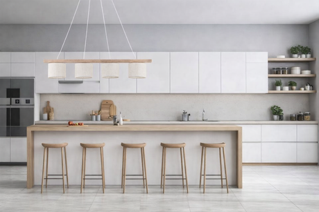 Varo Scandinavian Minimalist Pendant Ceiling Light for Kitchen Island, Dining Room & Modern Interiors