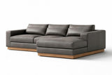 Vela Leather Sectional Sofa