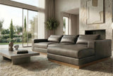 Vela Leather Sectional Sofa