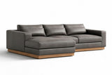 Vela Leather Sectional Sofa