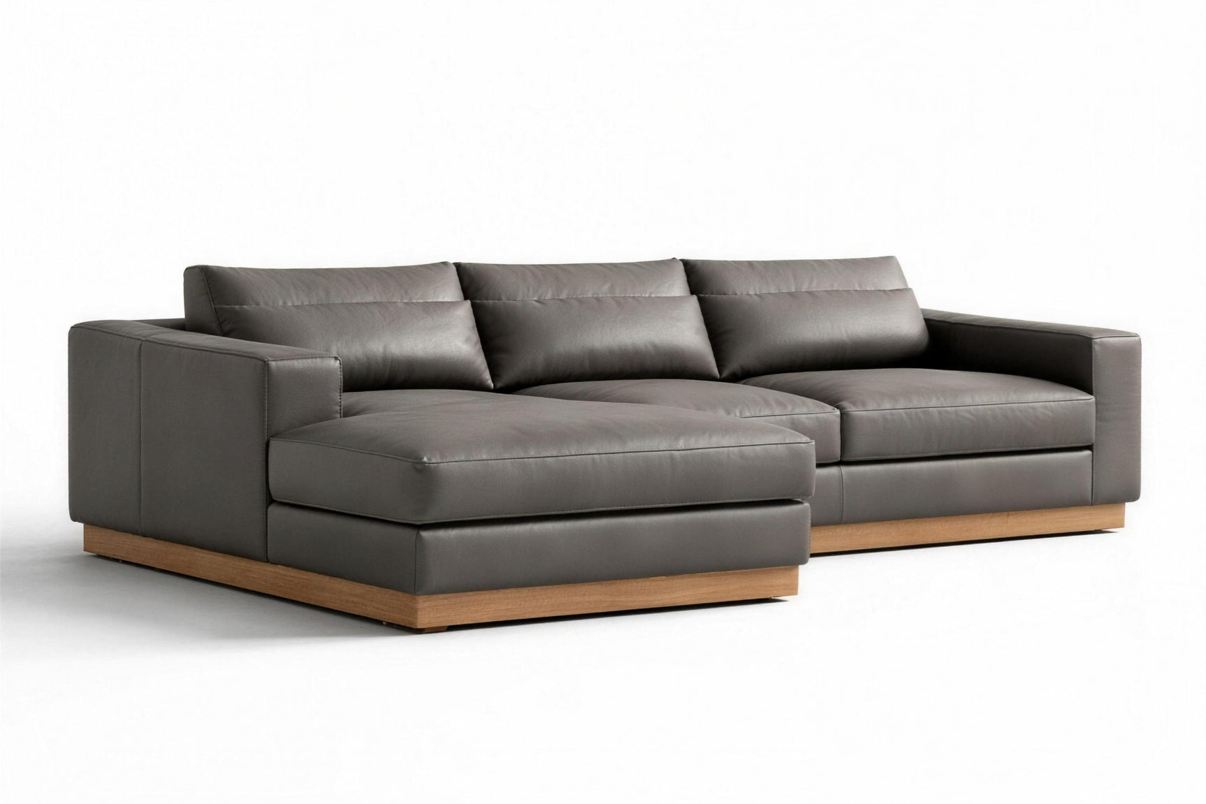 Vela Leather Sectional Sofa
