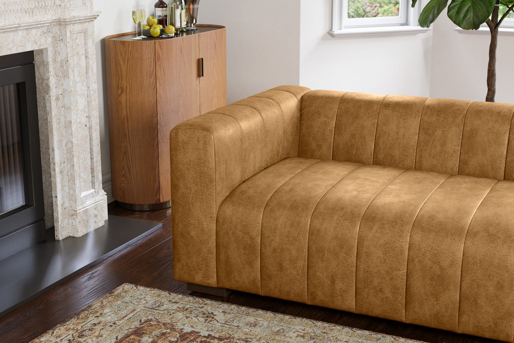 Victoria Leather Sofa