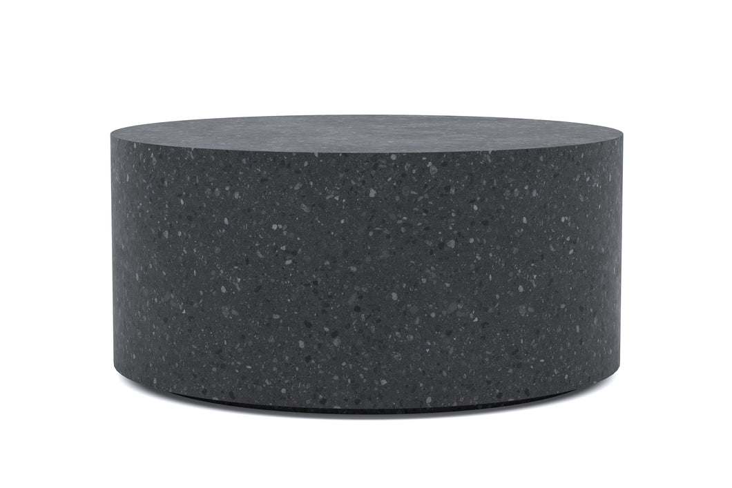 Valencia Viola Stone Outdoor Coffee Table, Black