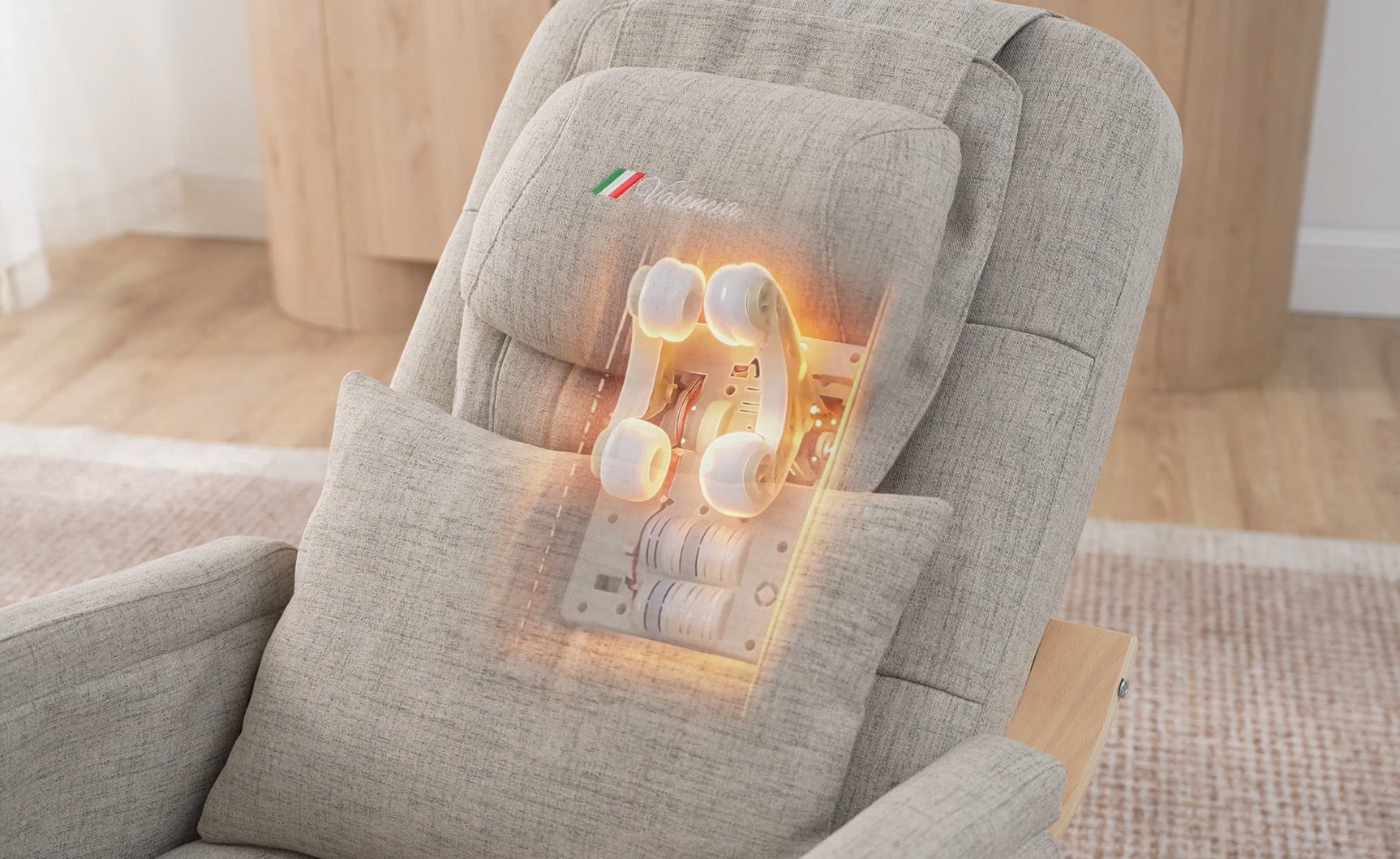 Valencia Virelia Wooden Reclining Rocking Massage Chair