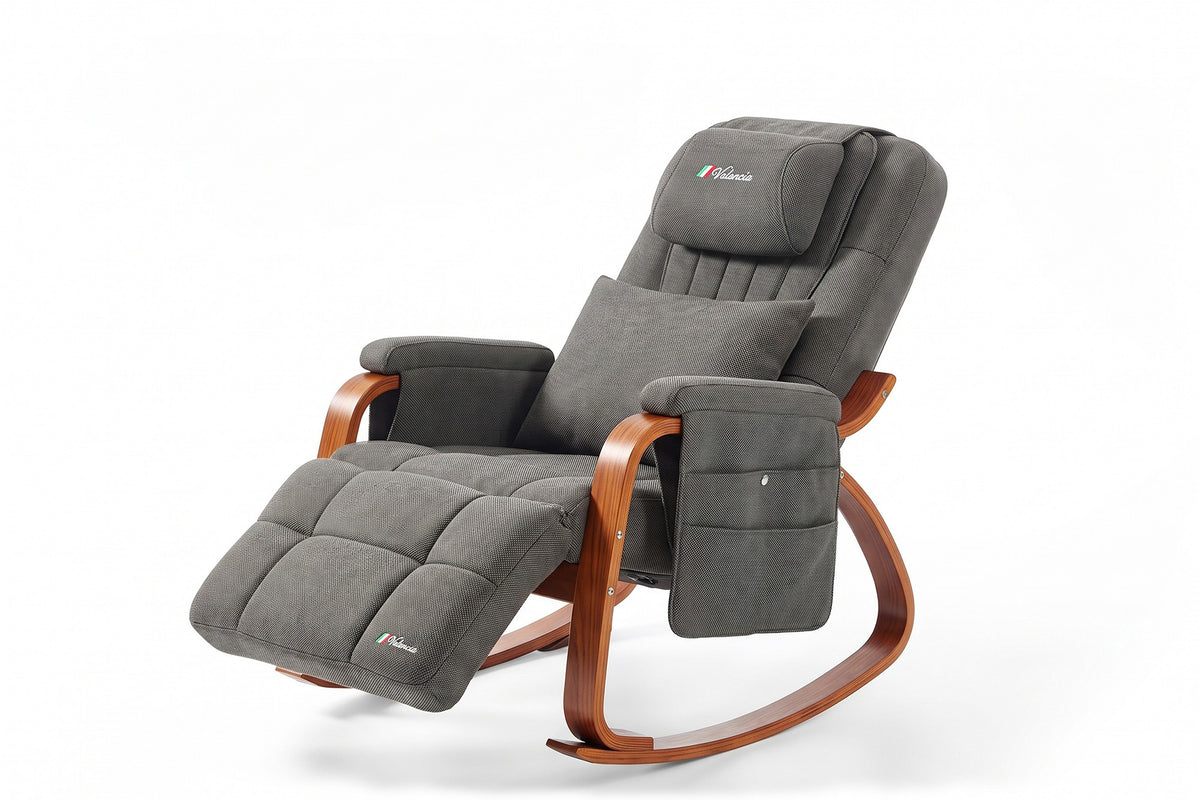 Valencia Virelia Wooden Reclining Rocking Massage Chair