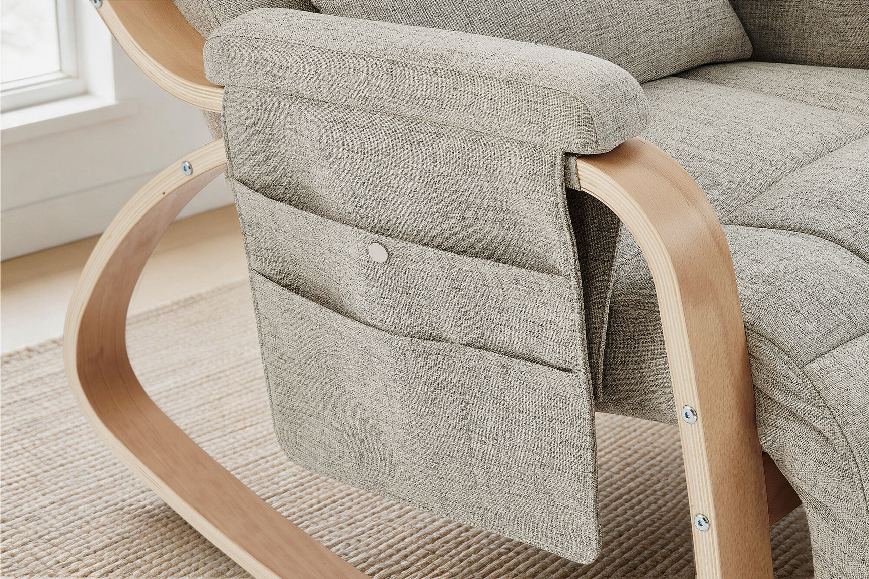 Valencia Virelia Wooden Reclining Rocking Massage Chair