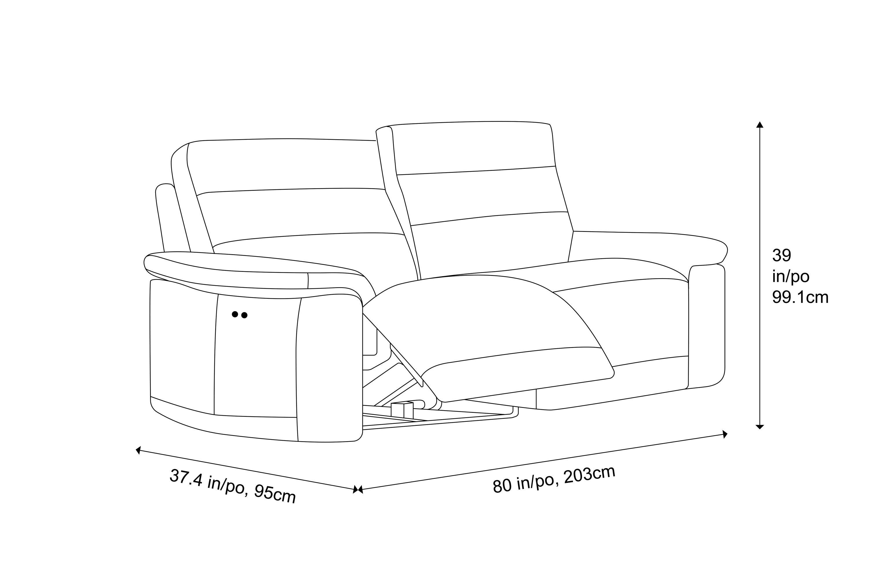 Valencia Vivian Top Grain Leather Wide Seats Sofa, Winter White