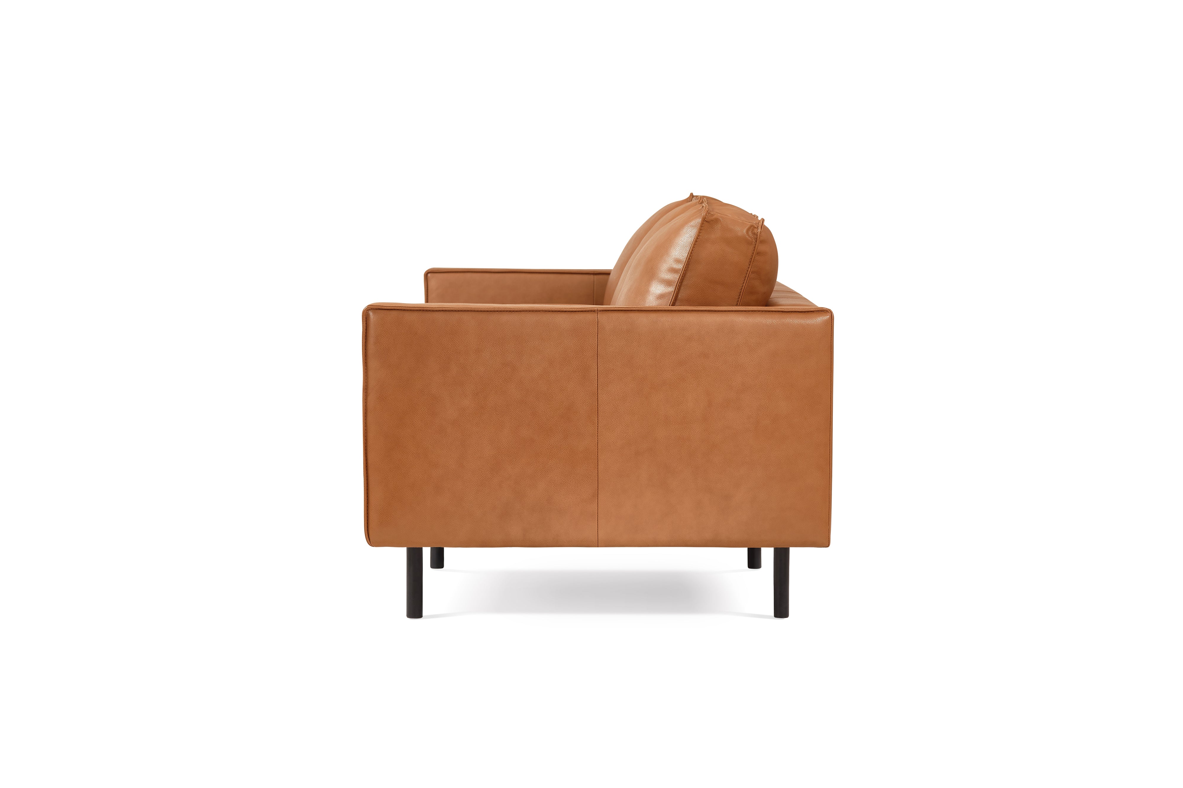 Valencia Varese Top Grain Leather Three Seats Sofa, Cognac