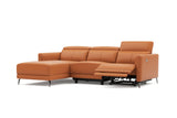 Andria Leather Reclining Sectional Sofa