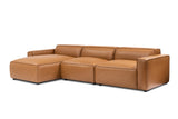 Nathan Leather Modular Sectional Sofa