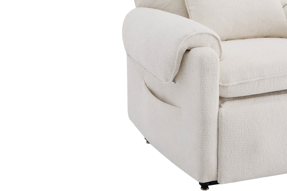 Valencia Xander Performance Fabric Power Lift Recliner Chair, Beige