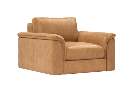 Zaira Leather Accent Chair