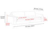 Zaira Leather Sofa