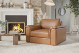 Zaira Leather Accent Chair