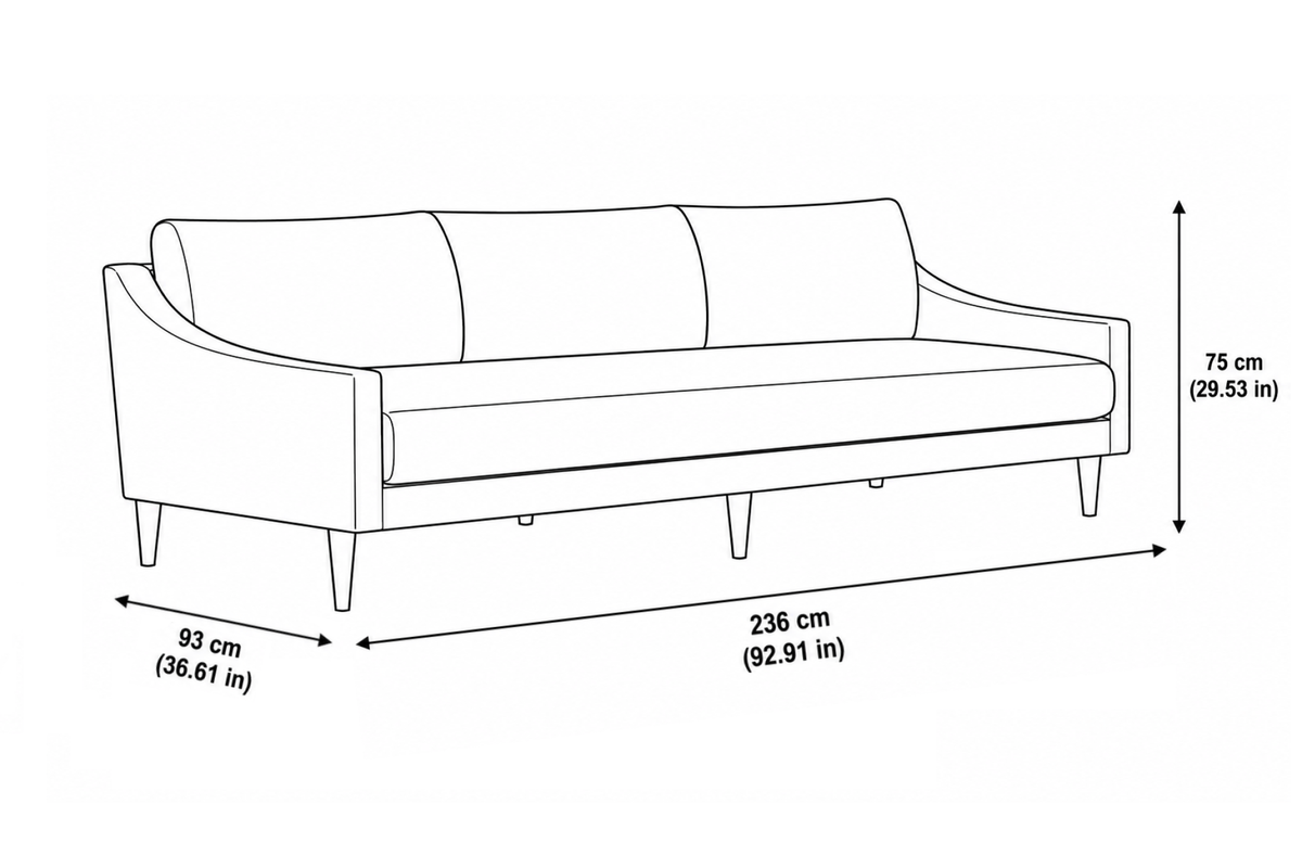Zara Leather Sofa