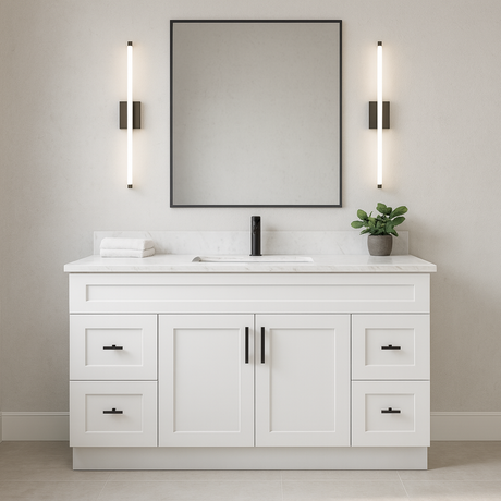 Astrid 72-Inch Single Sink Shaker Bathroom Vanity