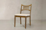 April Solid Wood Dining Chair, Cream