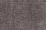 Close-up of the dark taupe velvet on the Acquasparta accent chair