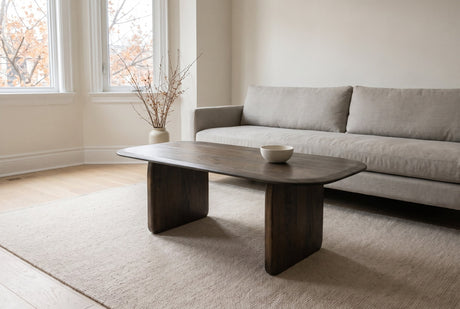 Arquata Organic Slab-Leg Mango Wood Coffee Table
