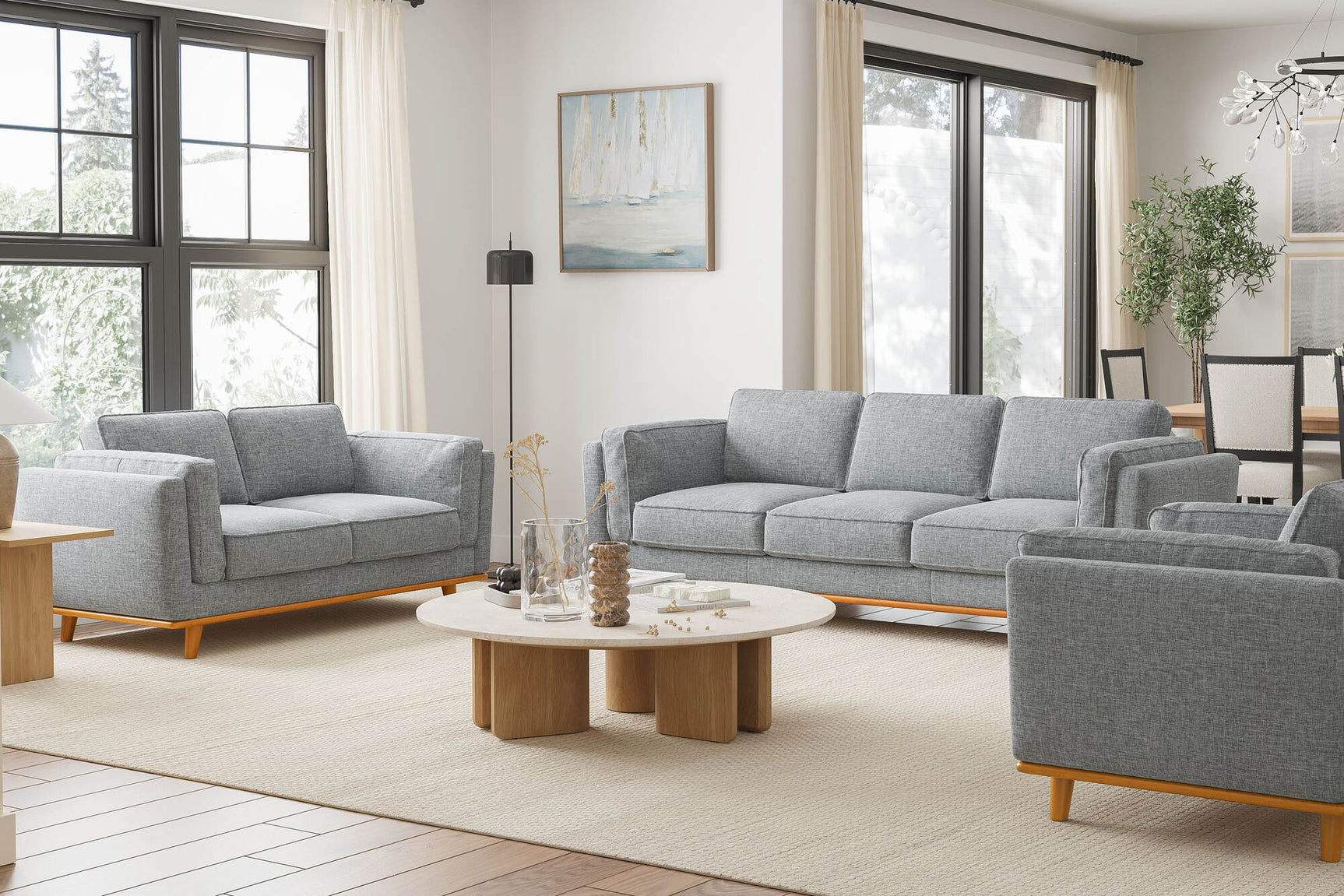 Artisan Swiss Linen Sofa