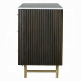 Laffery Luxury Chanel Detail Dresser - Espresso