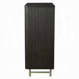 Laffery Luxury Chanel Detail Chest - Espresso