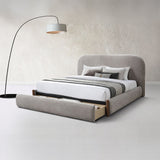 Tozko Platform Storage Bed - Grey