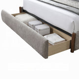 Tozko Platform Storage Bed - Grey